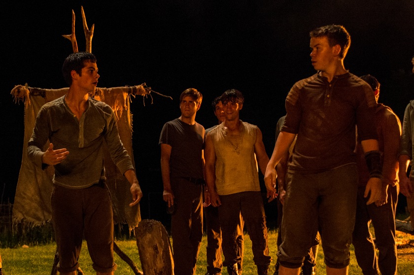The Maze Runner - Dylan O'Brien and Will Poulter